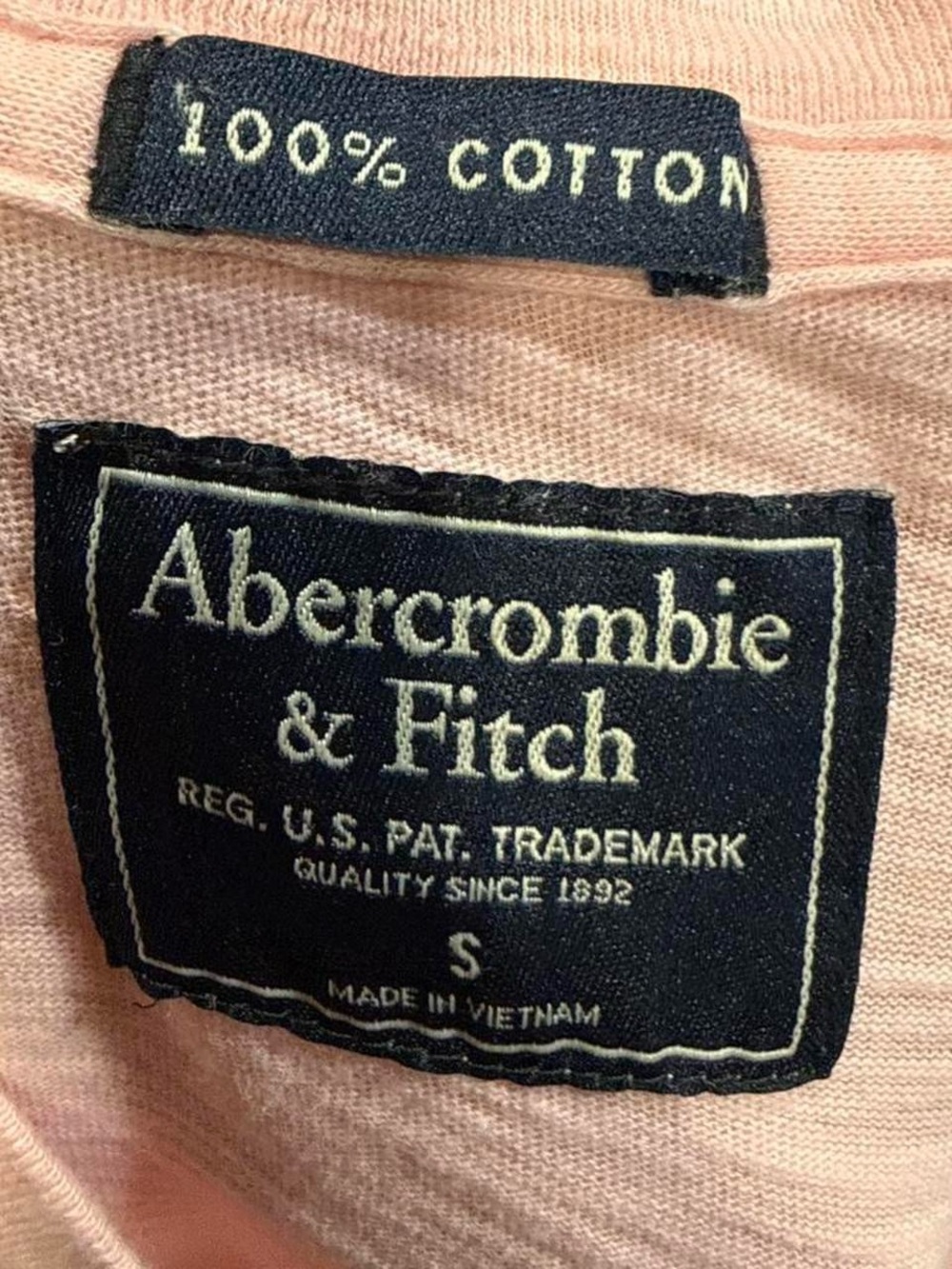 Y2K Abercrombie & Fitch Pink Single Stitch Muscle Tee - Picture 5 of 5